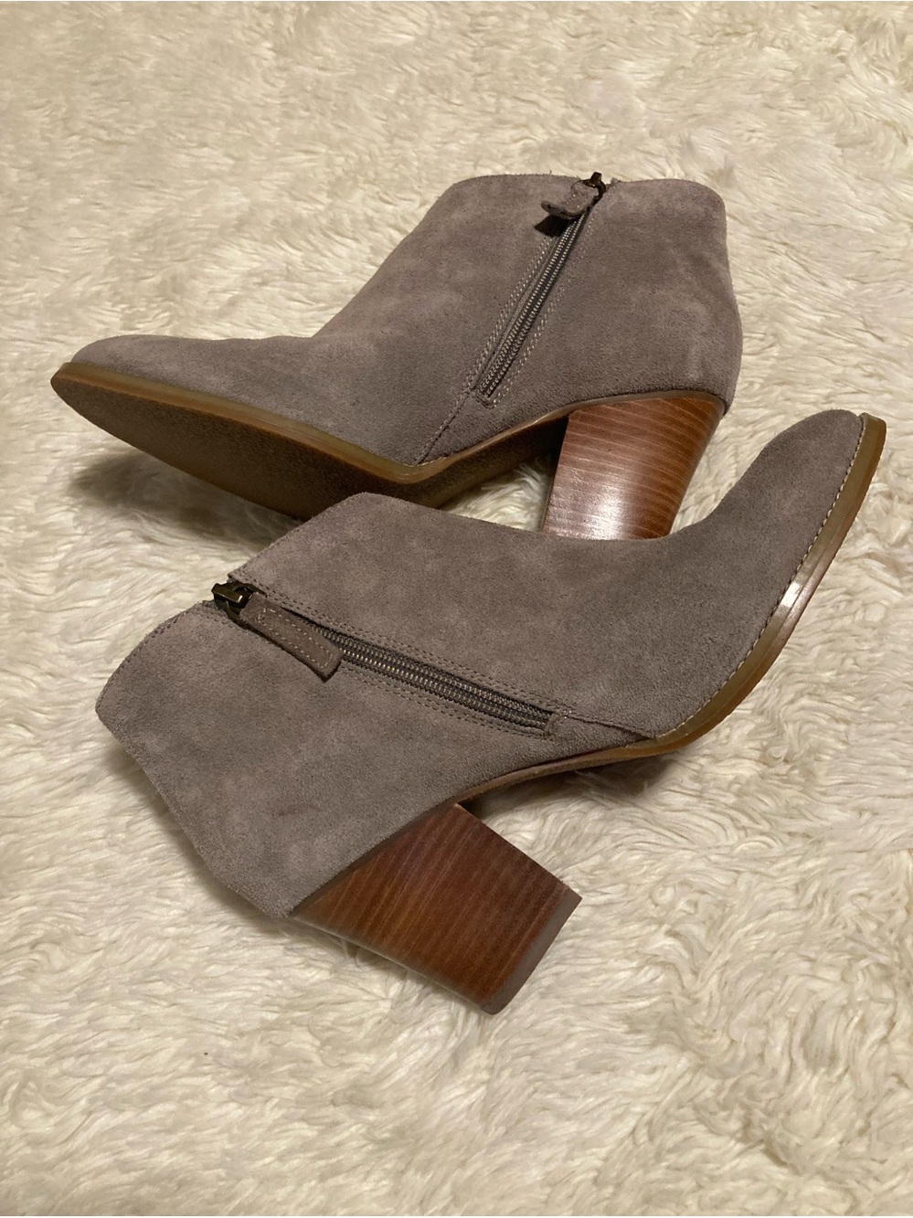 Susina Suede Leather Ankle Boots Western Boho NWOT Size 9 M
